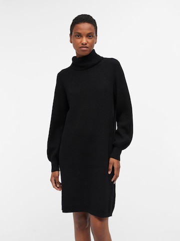 OBJECT Knitted dress 'Malena' in Black: front