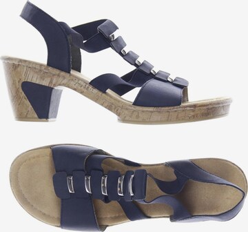 Rieker Sandals & High-Heeled Sandals in 42 in Blue: front