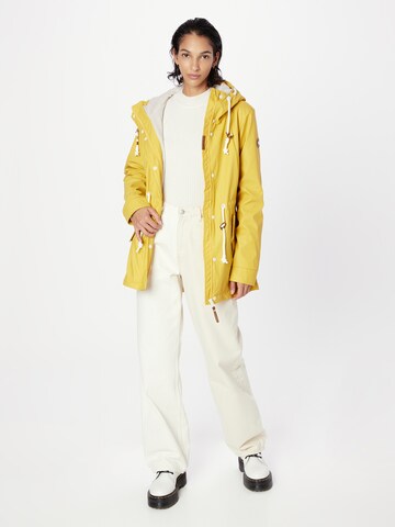 Ragwear Between-seasons parka 'MONADIS RAINY' in Yellow