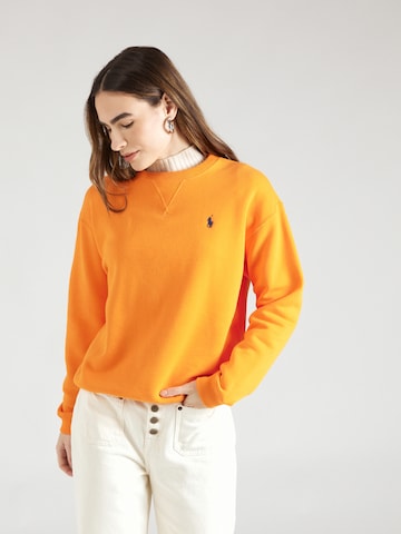 Felpa di Polo Ralph Lauren in arancione: frontale