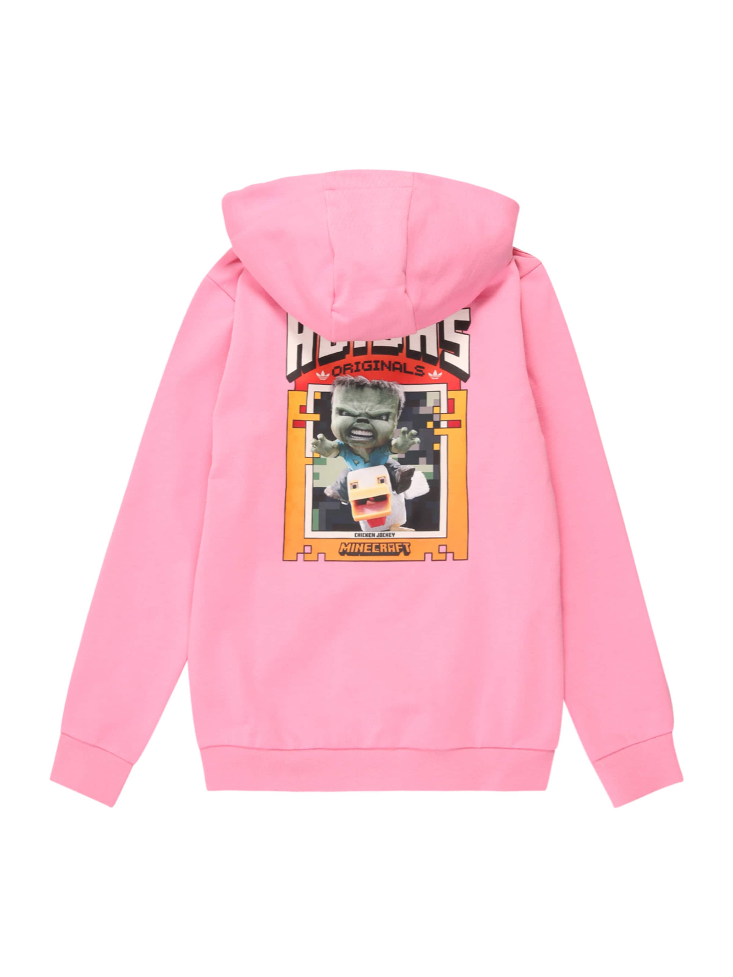 ADIDAS ORIGINALS Tréning dzseki 'Adidas Originals x Minecraft' - rózsaszín