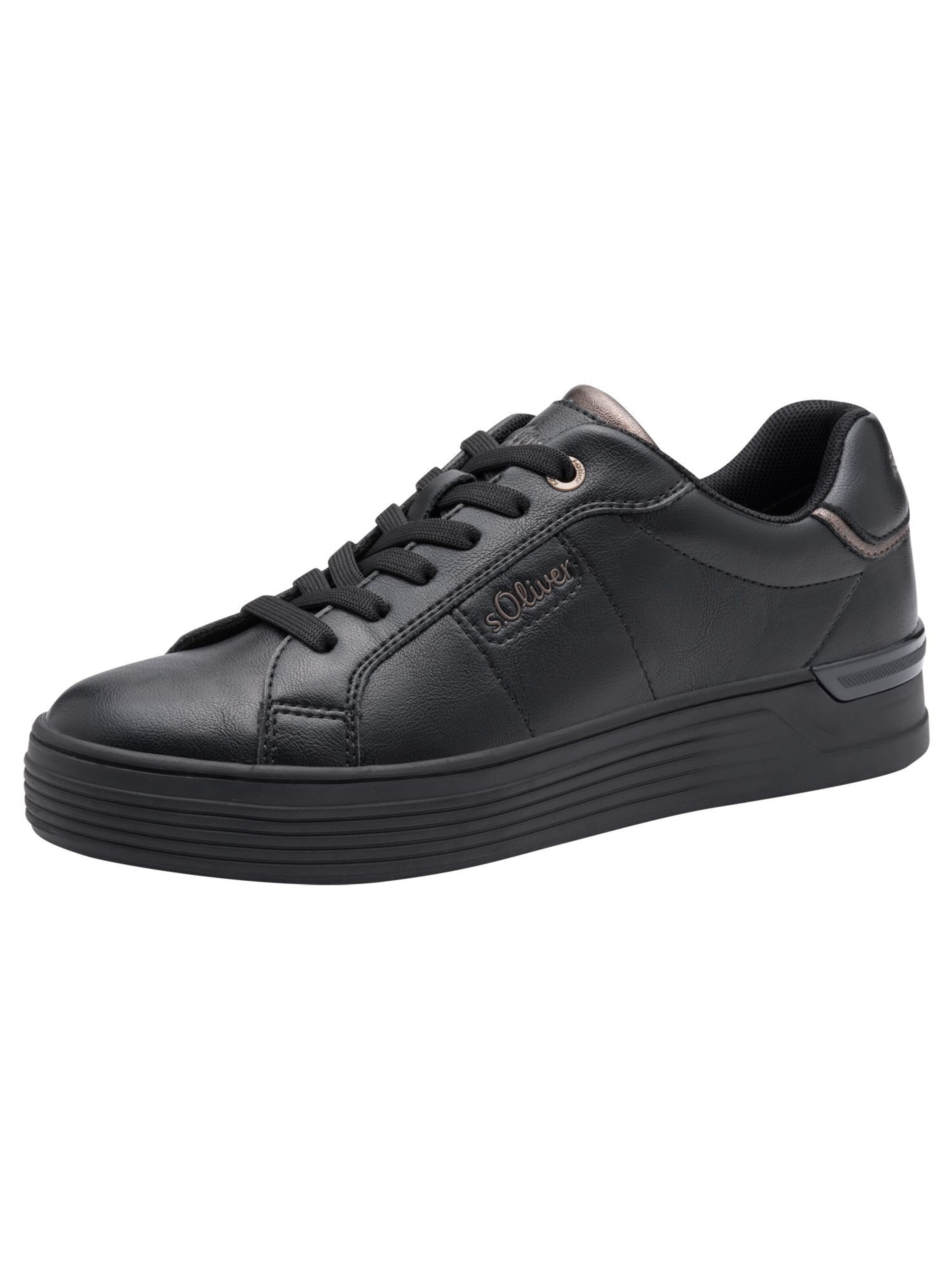 s.Oliver Sneakers in Black: front