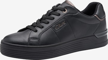 s.Oliver Sneaker in Schwarz: Vorderseite