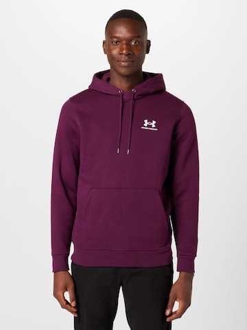 UNDER ARMOUR - Camiseta deportiva 'Essential' en lila: frente