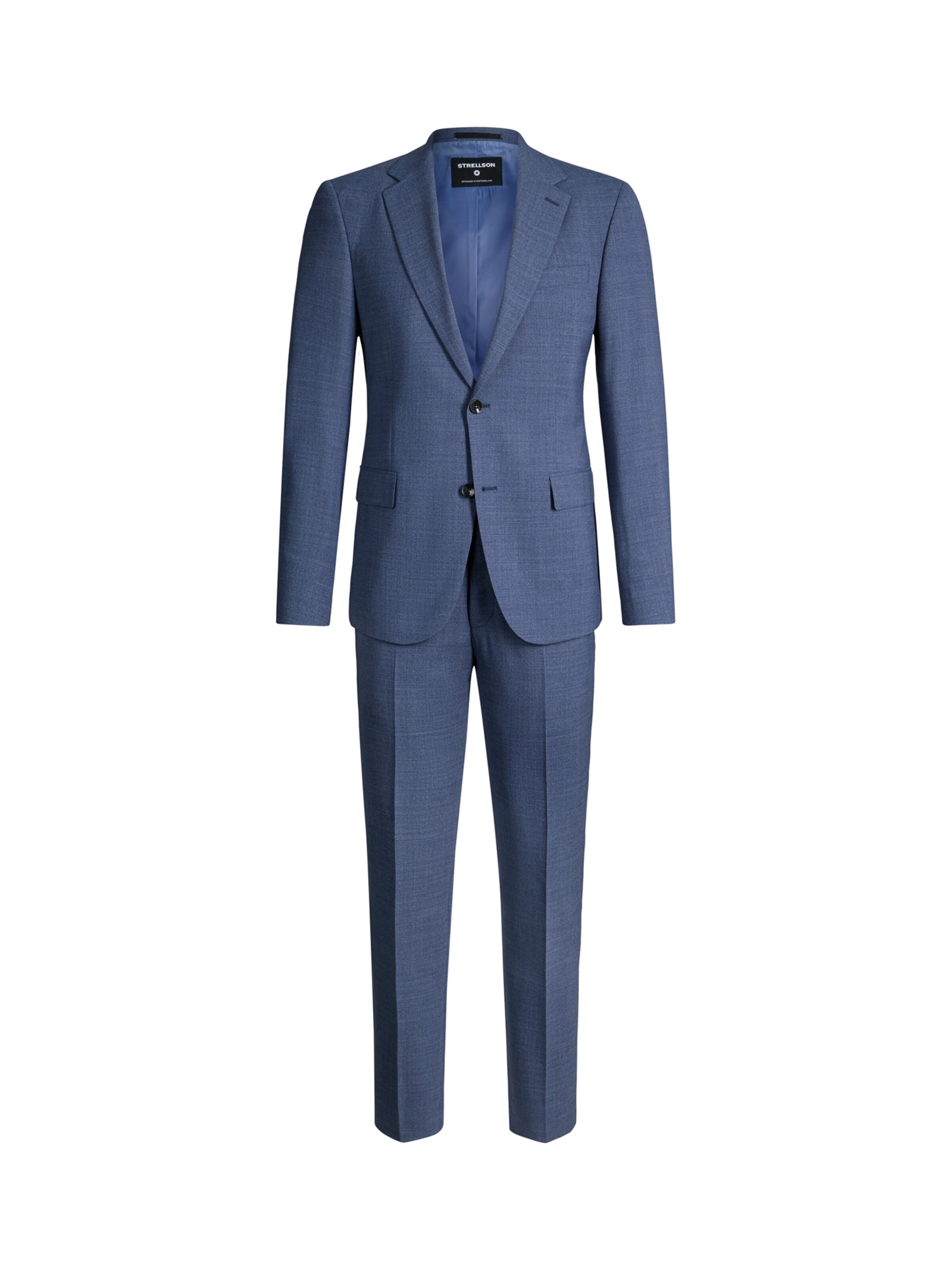 STRELLSON Slimfit Anzug ' Alzer Melwin ' in Blau