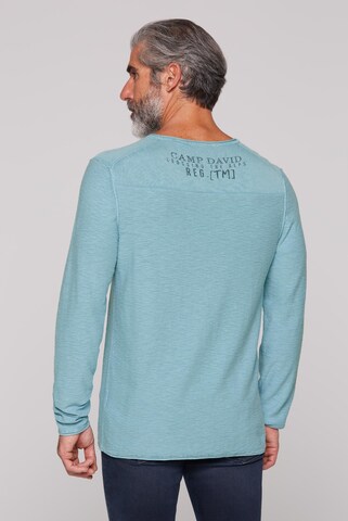 CAMP DAVID Pullover in Blau