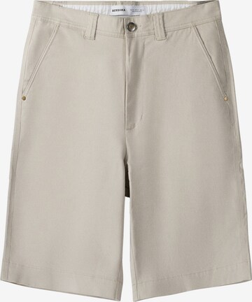 Bershka Loosefit Chino in Beige: voorkant