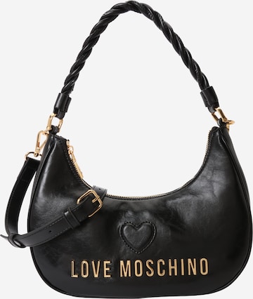 Love Moschino Наплечная сумка в Черный: спереди