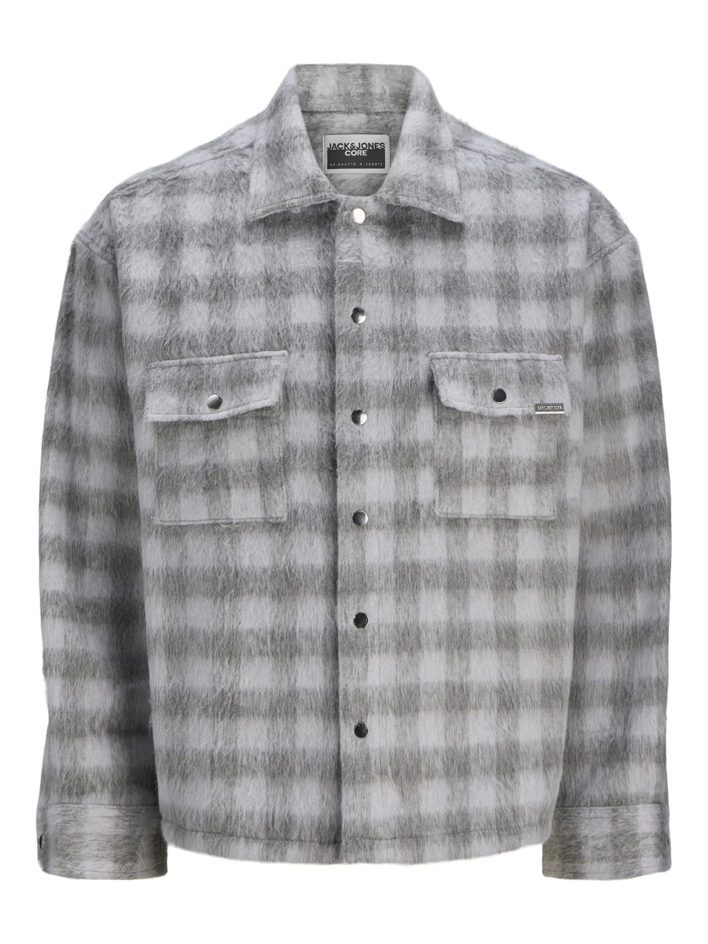 JACK & JONES Übergangsjacke in Grau: Vorderseite