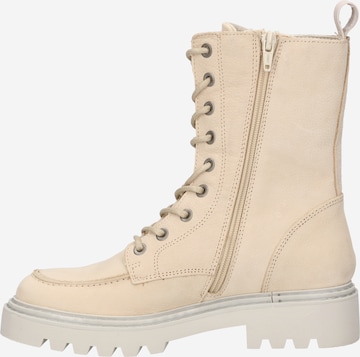 BULLBOXER Schnürstiefelette in Beige