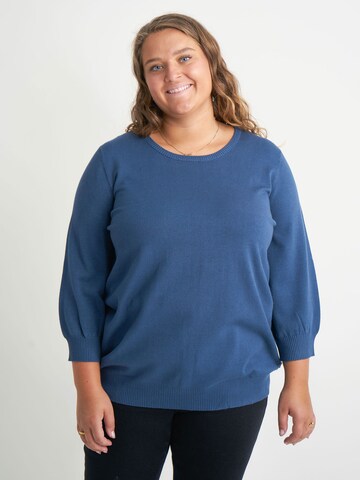 ADIA fashion Sweater 'Lolla' in Blue: front