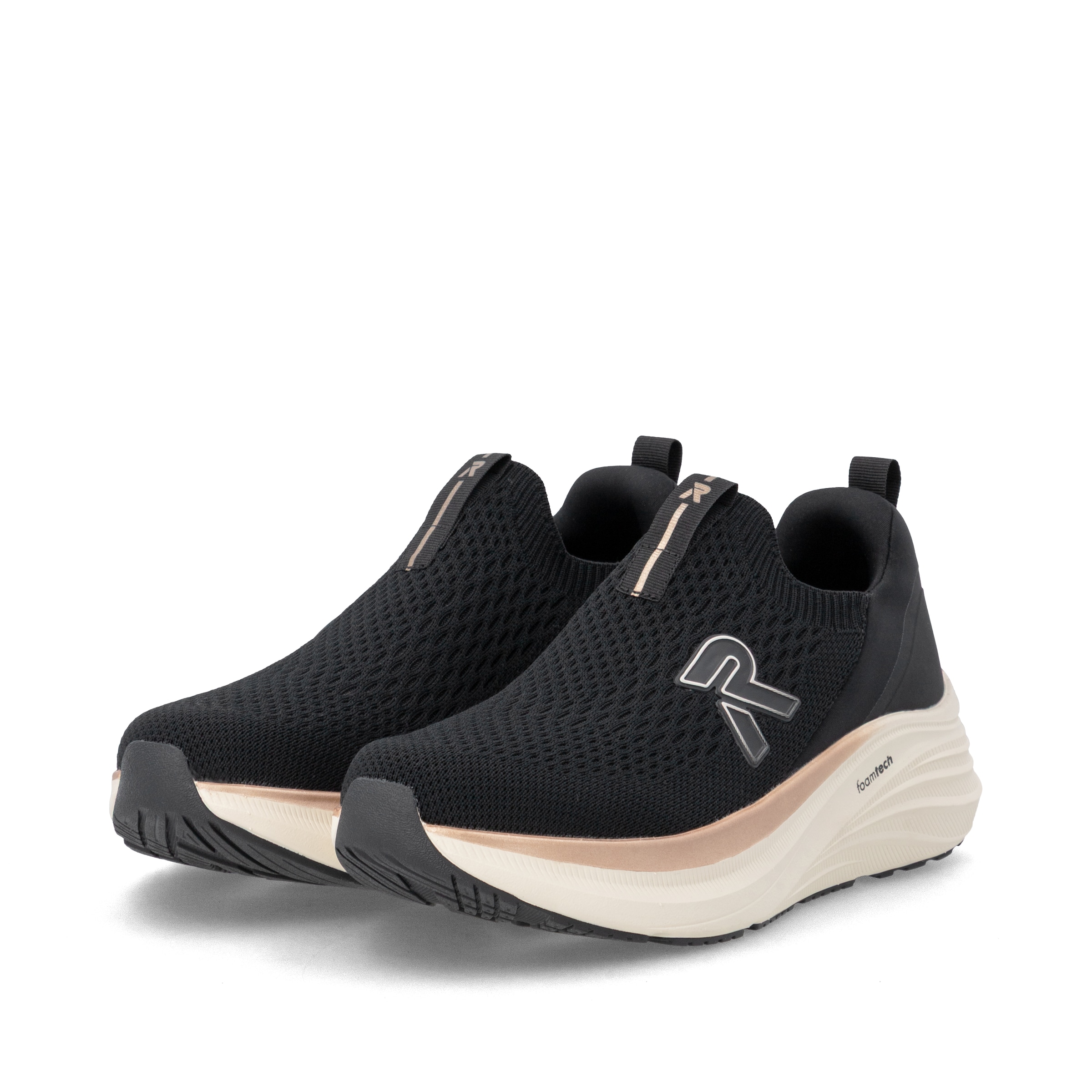 Baskets basses Rieker en noir