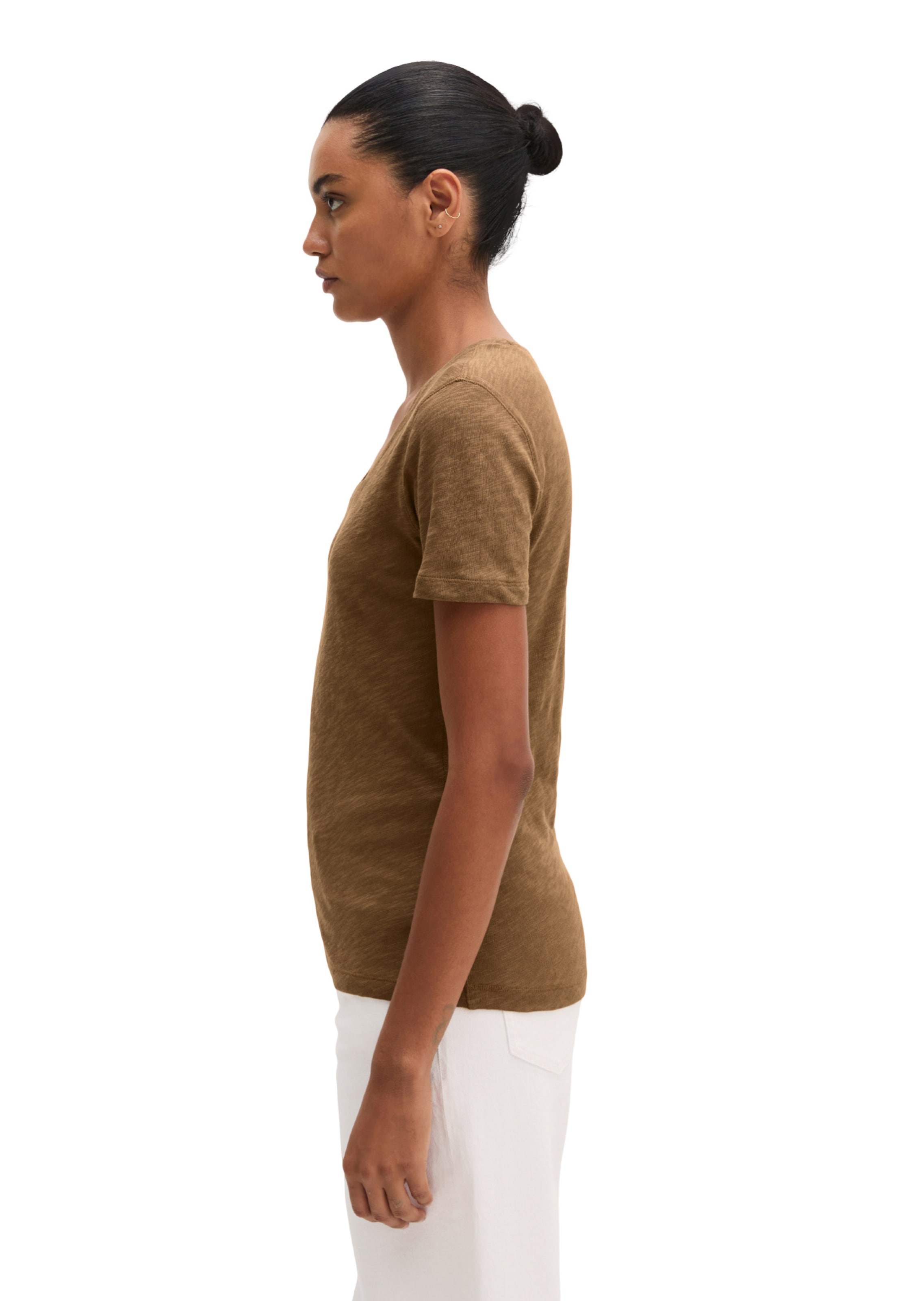 T-shirt 'DfC' Marc O'Polo en marron
