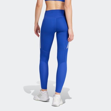 ADIDAS PERFORMANCE Skinny Sporthose in Blau