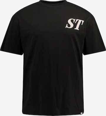 T-Shirt STHUGE en noir : devant