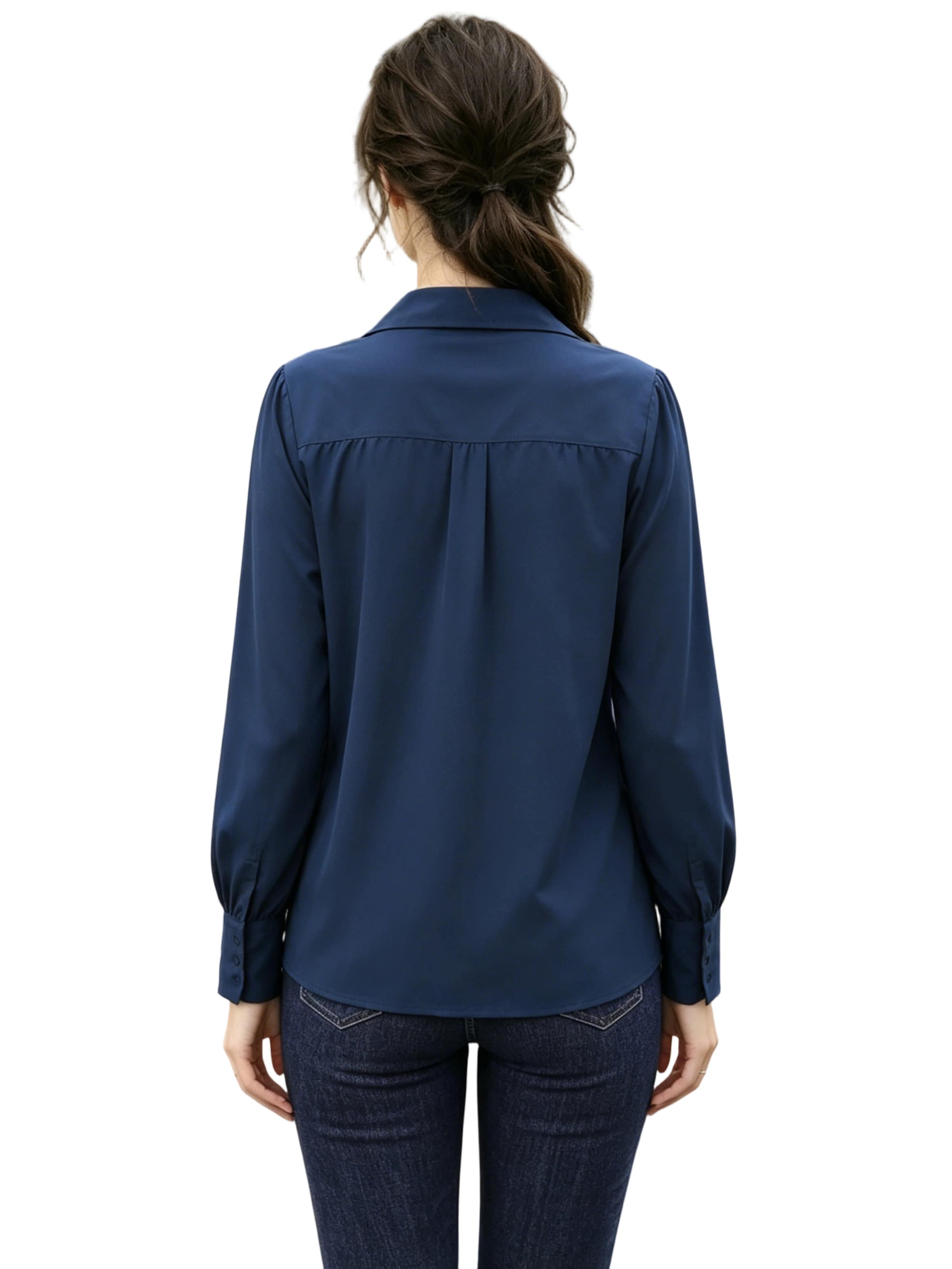 Yesfashion Bluse‌‌‌‌‌‌‌‌‌ in Blau