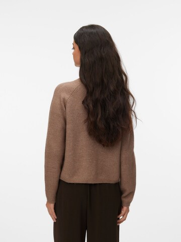 Cardigan 'VMAwmagelene' VERO MODA en marron