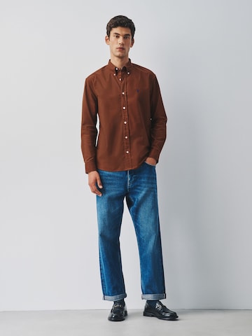 Regular fit Camicia di Next in marrone