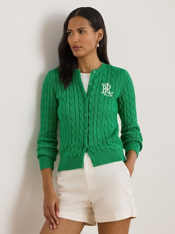 Lauren Ralph Lauren Вязаная кофта в Зеленый: спереди