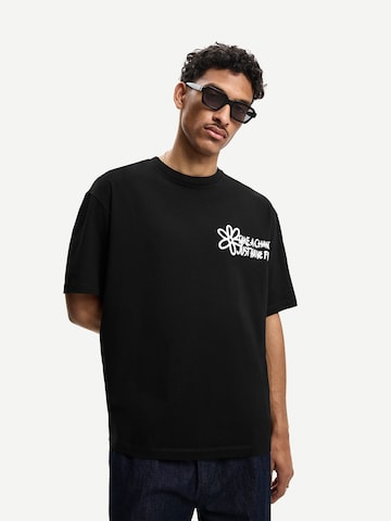 Maglietta di Bershka in nero: frontale