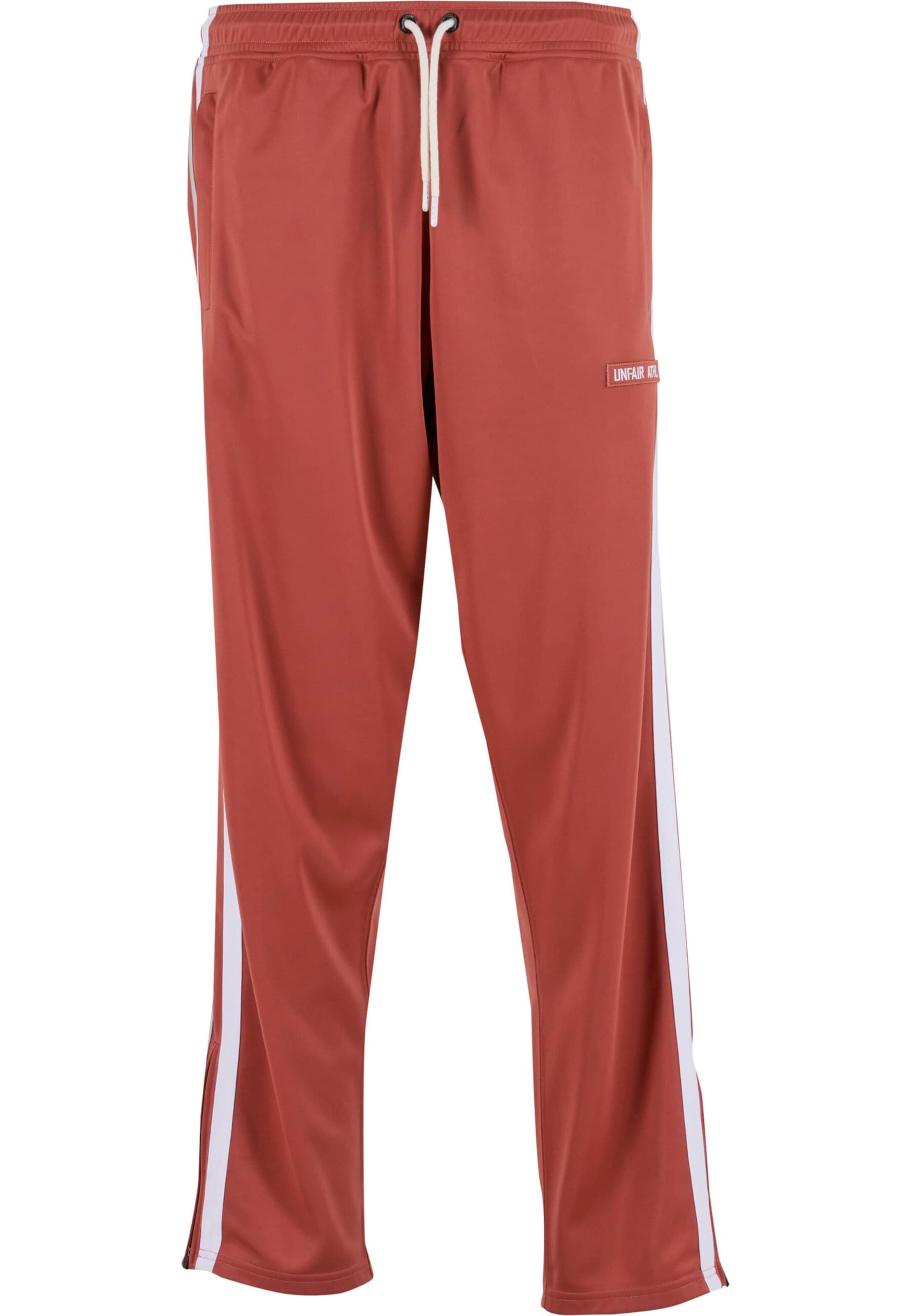 Unfair Athletics Regular Sportbroek 'DMWU Evolution' in Bruin: voorkant