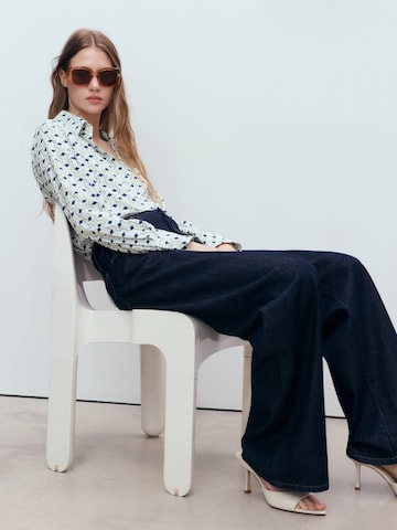 MANGO Blus i blå