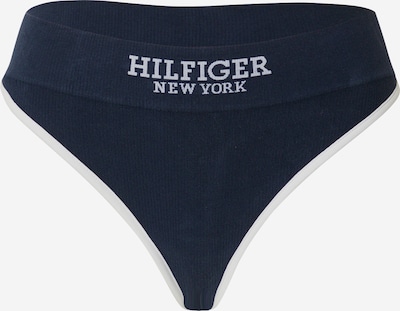 TOMMY HILFIGER String en marine / blanc, Vue avec produit