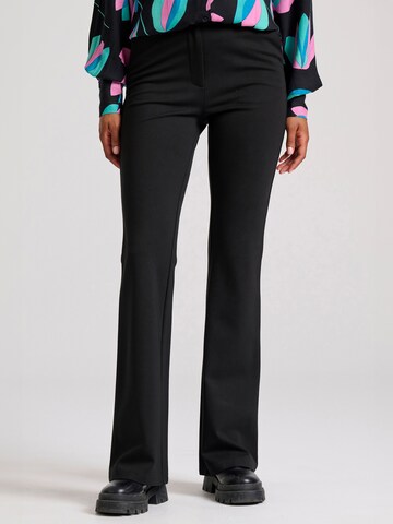 Evazați Pantaloni de la Funky Buddha pe negru: față