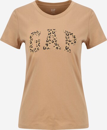 T-shirt Gap Petite en beige : devant