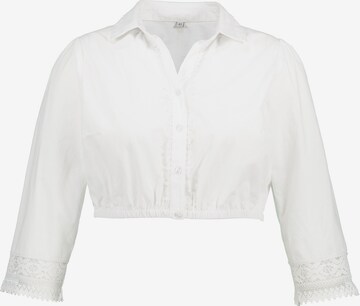 Ulla Popken Blouse in Wit: voorkant