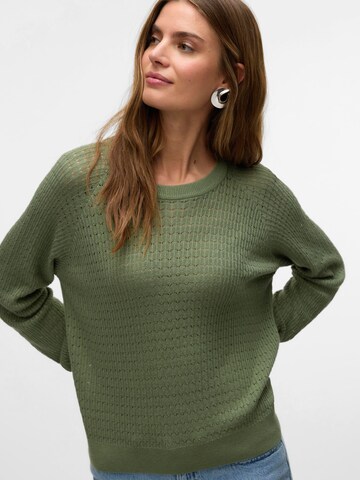 VERO MODA Trui 'NEWLEXSUN' in Groen