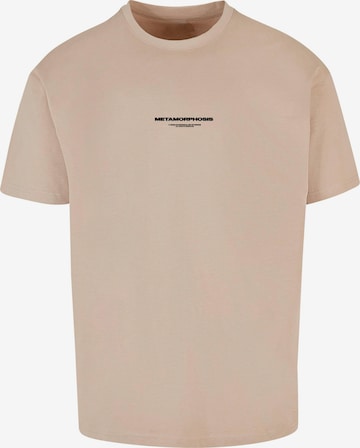 MJ Gonzales T-Shirt 'METAMORPHOSE V.4 x Heavy' in Beige: predná strana