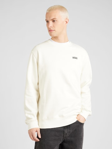 Sweat-shirt VANS en blanc : devant