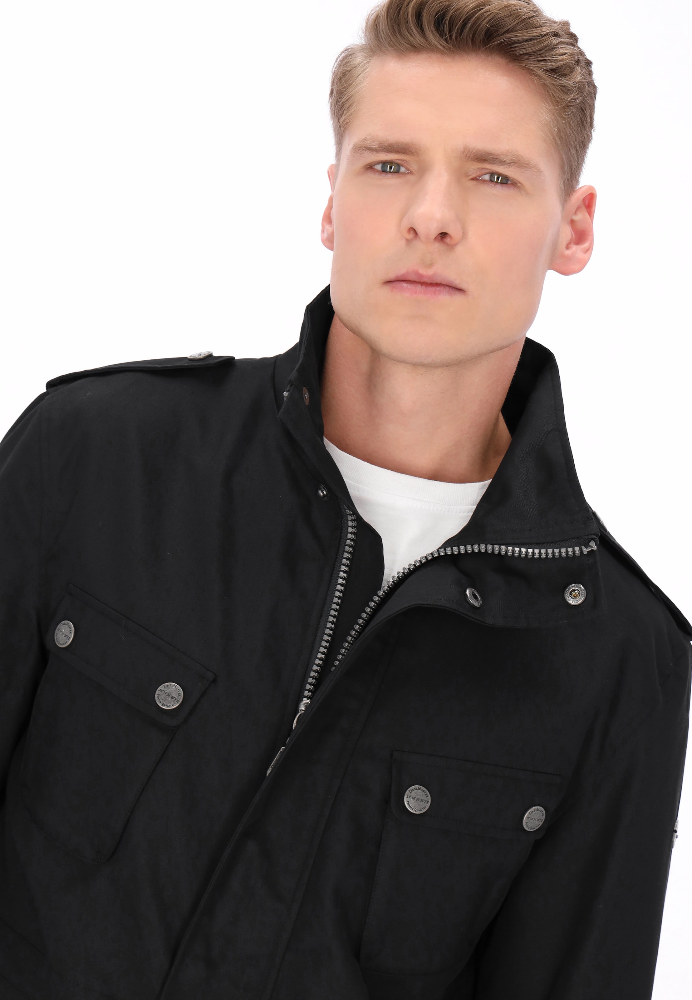 DreiMaster Klassik - Chaqueta de entretiempo en negro