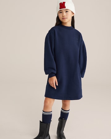 Robe WE Fashion en bleu : devant