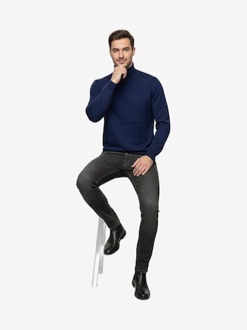 Pull-over ICEBERG en bleu : devant