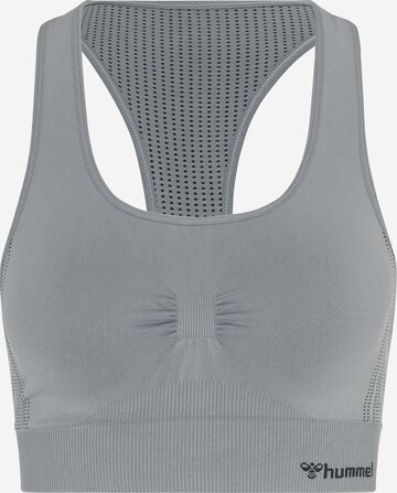 Hummel Sports Bra in Grey: front