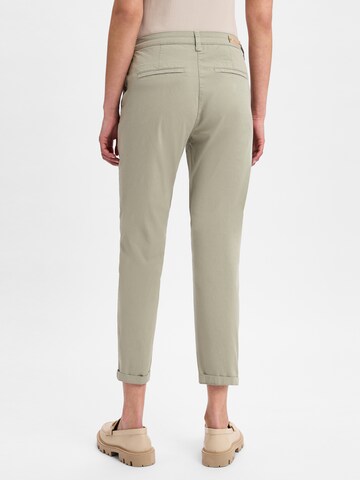 Coupe slim Pantalon 'Summer Spirit' MAC en vert
