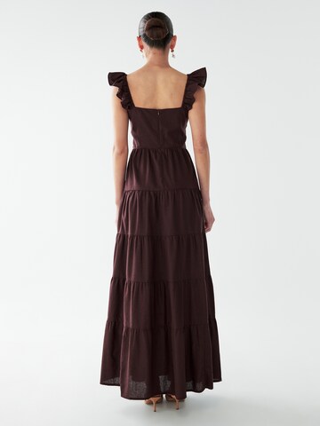 BWLDR Summer dress 'Elsi' in Brown: back