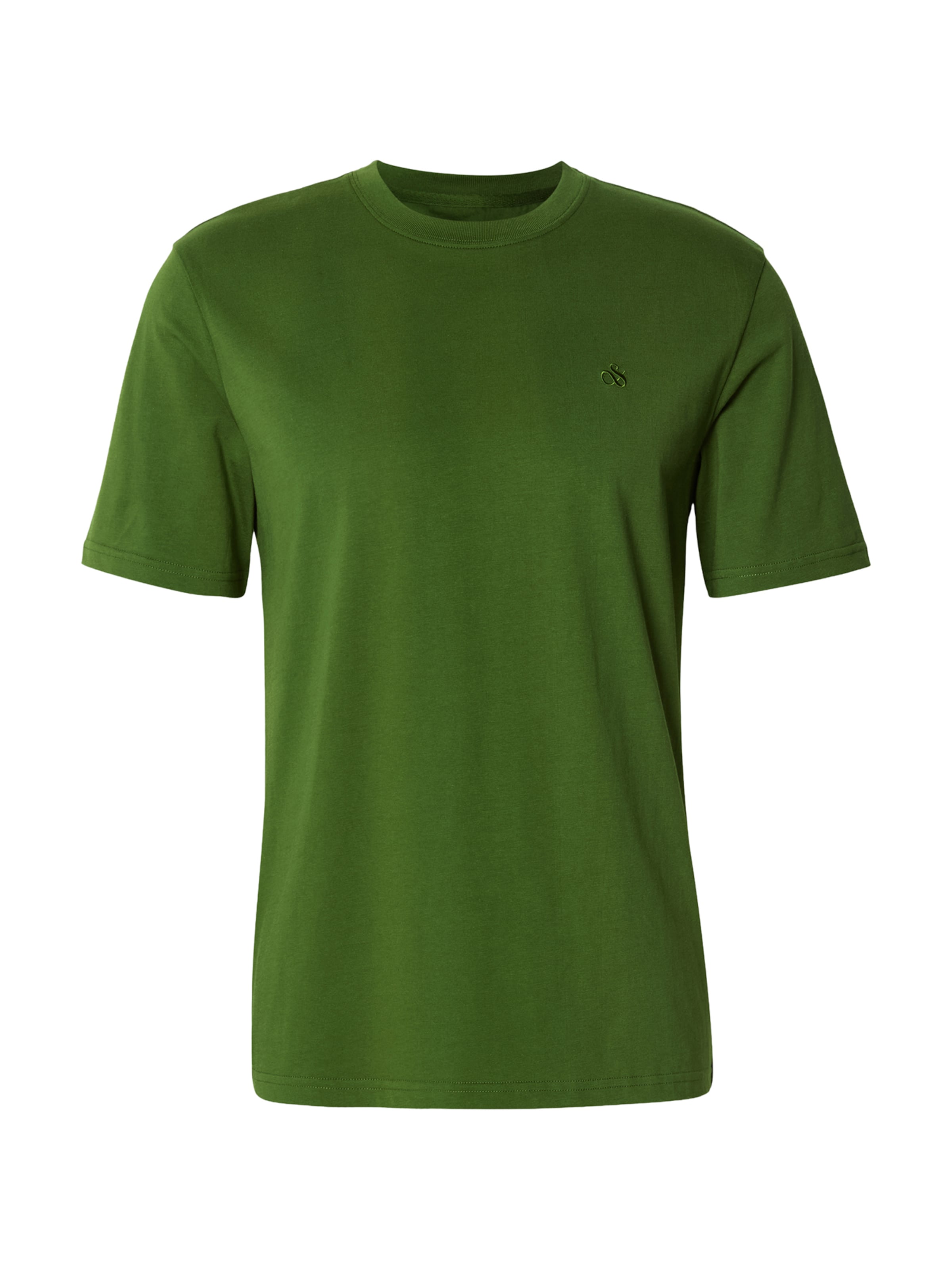 SCOTCH & SODA Póló 'SEASONAL CORE CHEST' - zöld: elől