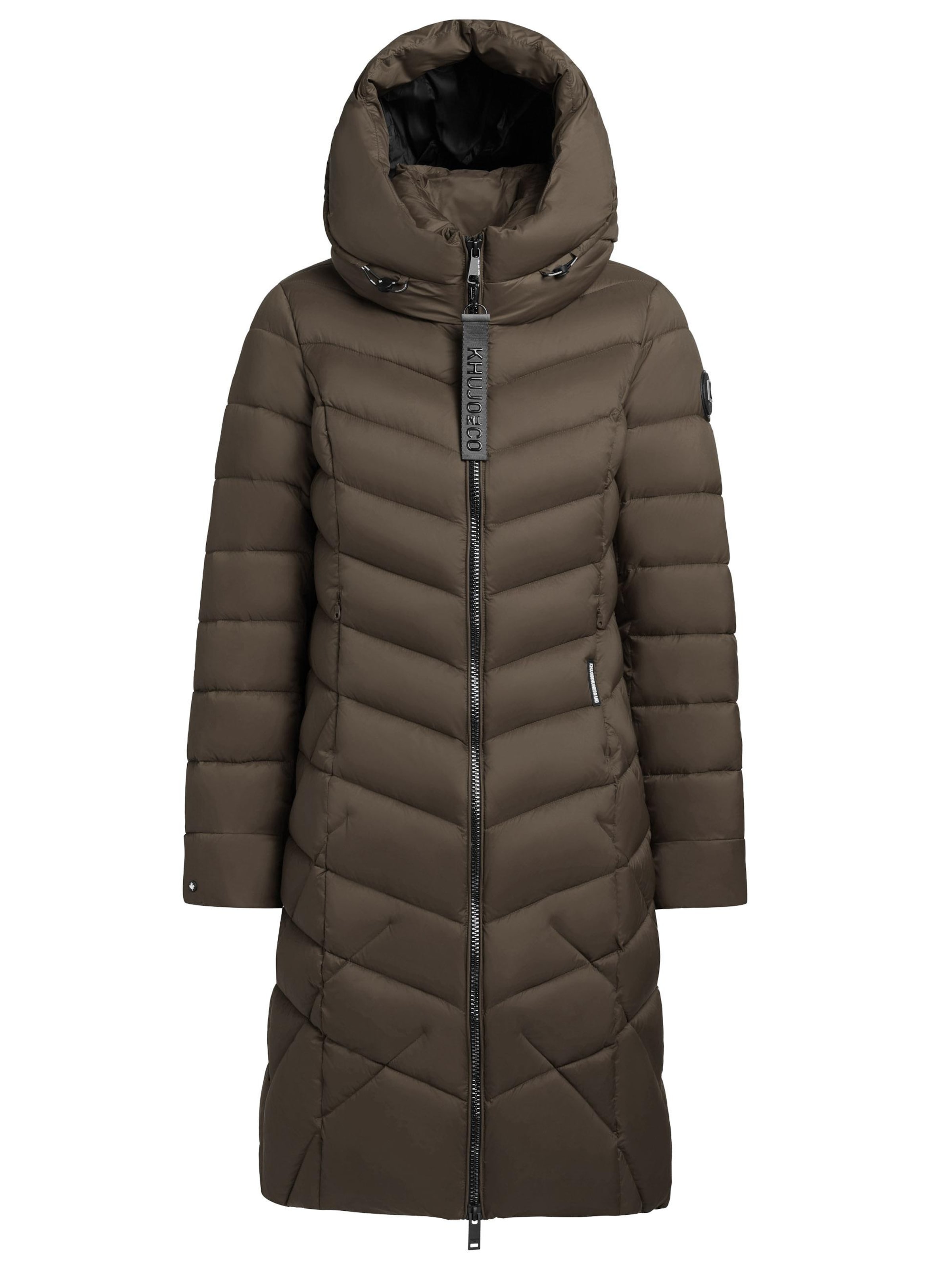 Manteau d’hiver 'Odana3-YM' khujo en vert : devant