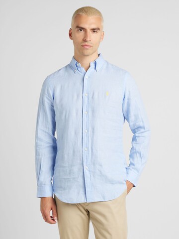 Polo Ralph Lauren Regular Fit Hemd in Blau: Vorderseite