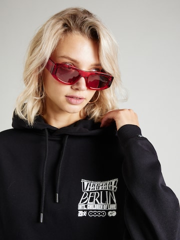 Vertere Berlin Sweatshirt 'CHILDREN OF LOVE' in Black