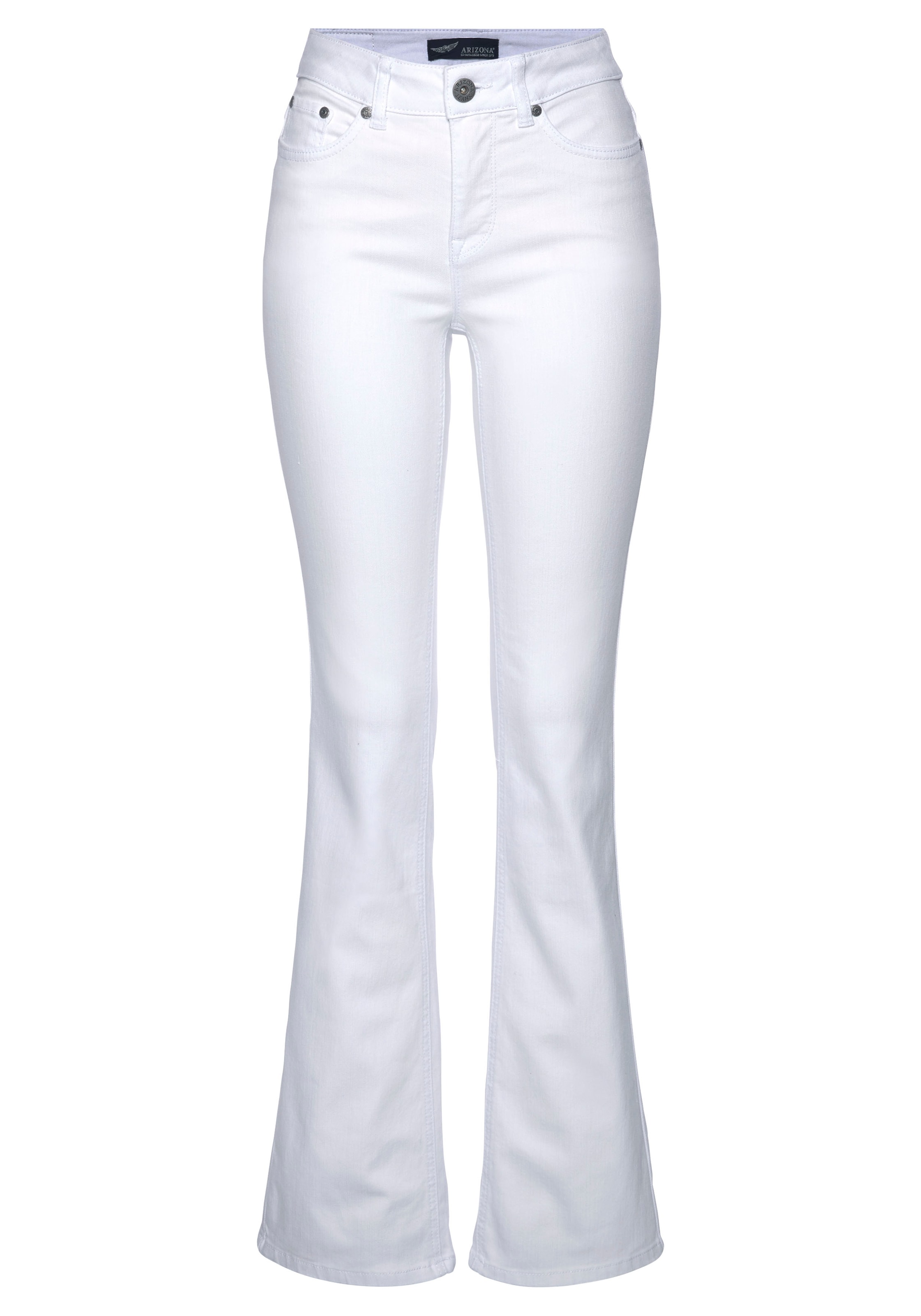 ARIZONA Boot cut Jeans in White: front