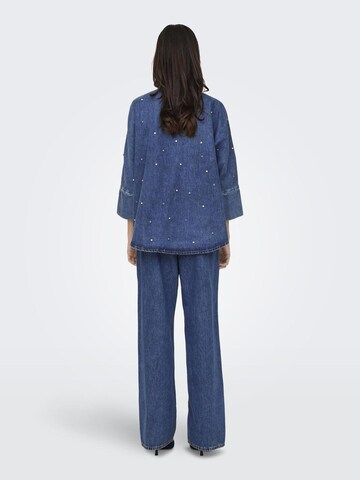 Chemisier 'OnlGrace' ONLY en bleu