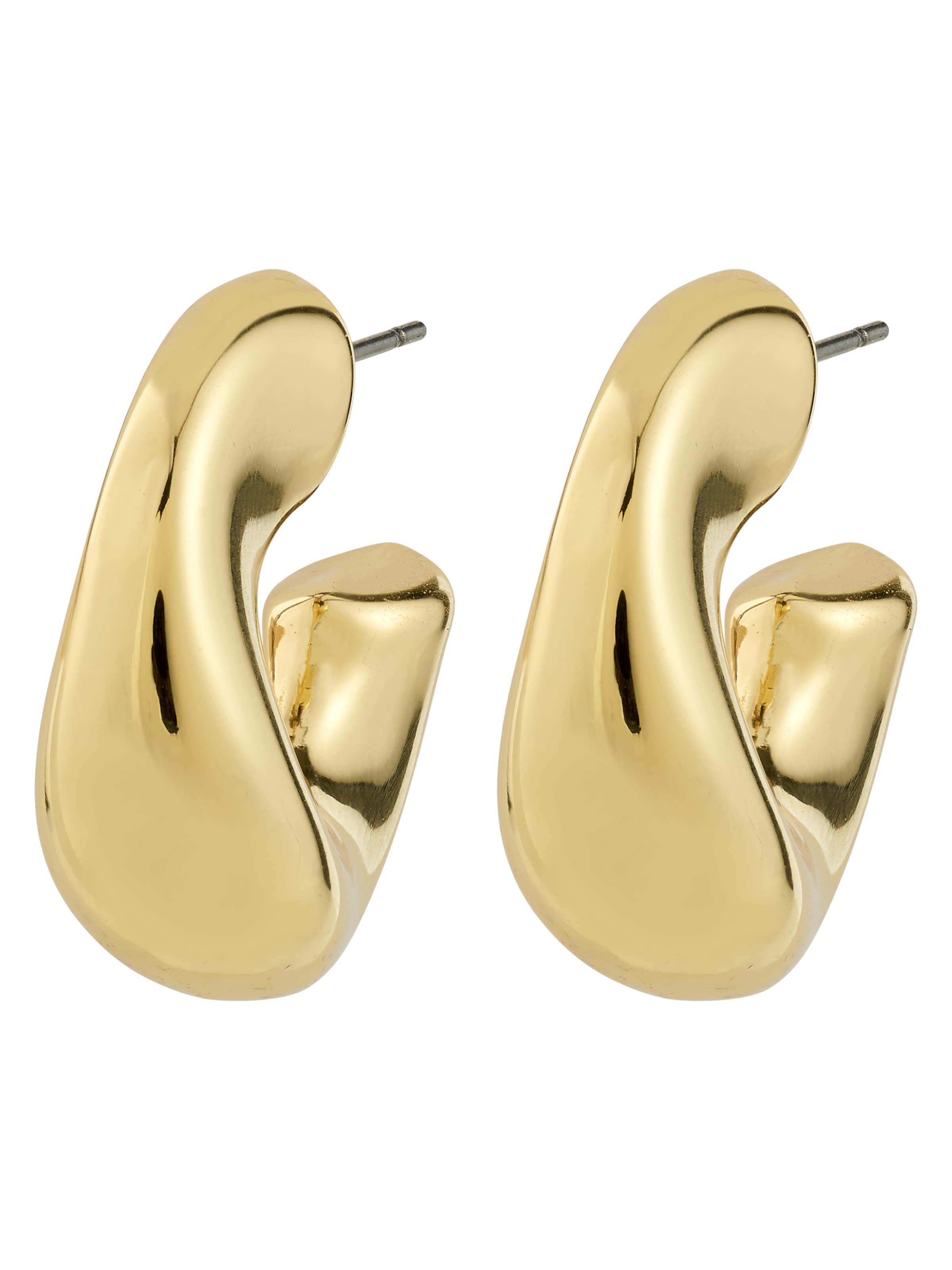 Cercei 'Jennings' de la Pilgrim pe auriu: față