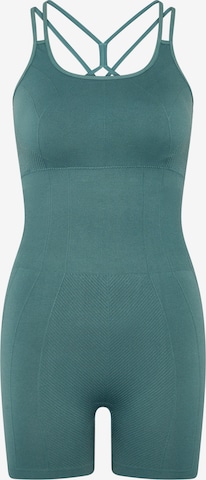 Born Living Yoga Jumpsuit ' Clio ' in Green: front
