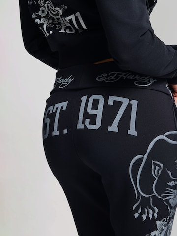 Ed Hardy regular Bukser '1971' i sort