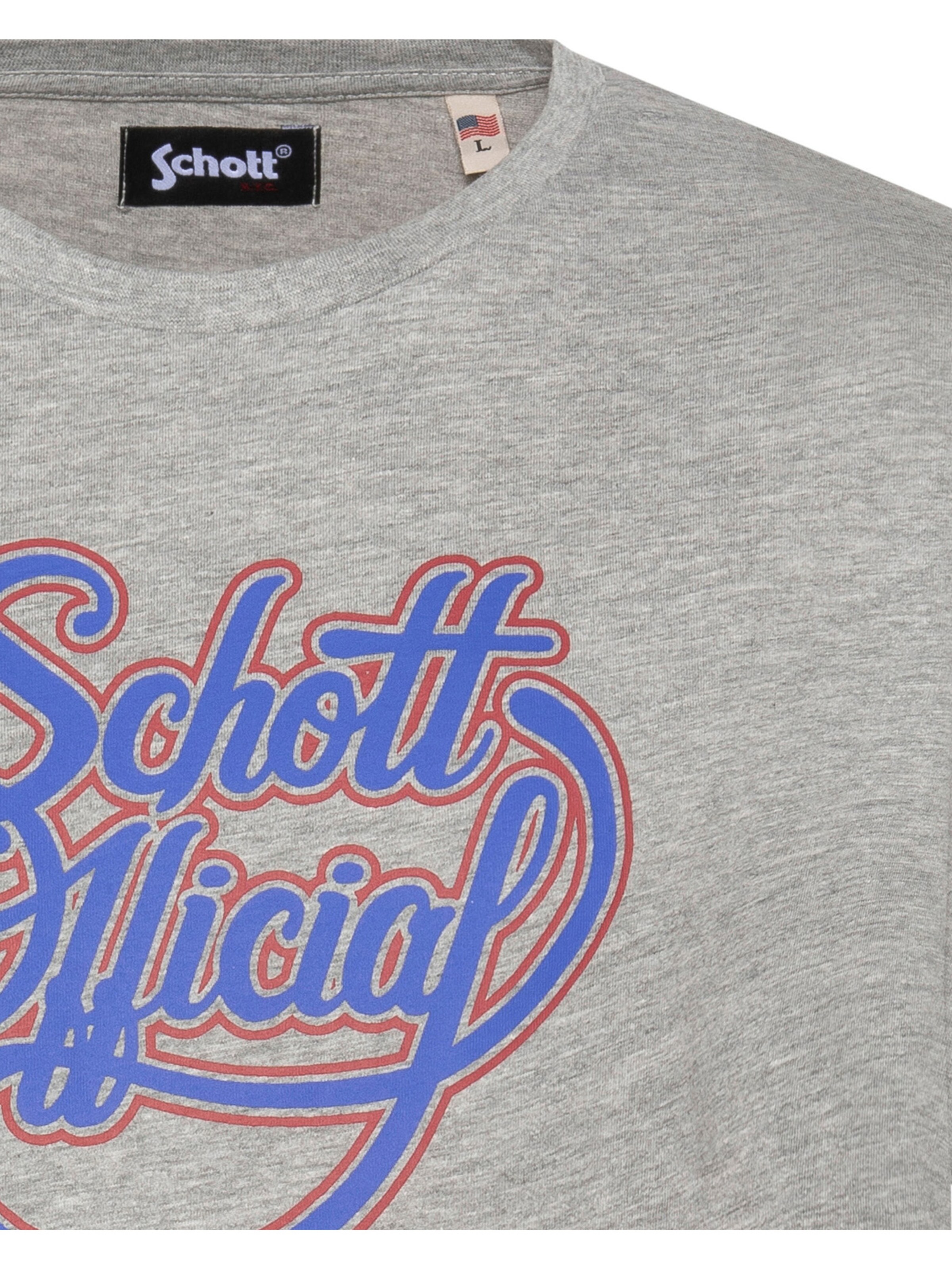 Schott NYC Shirt‌ in Grau