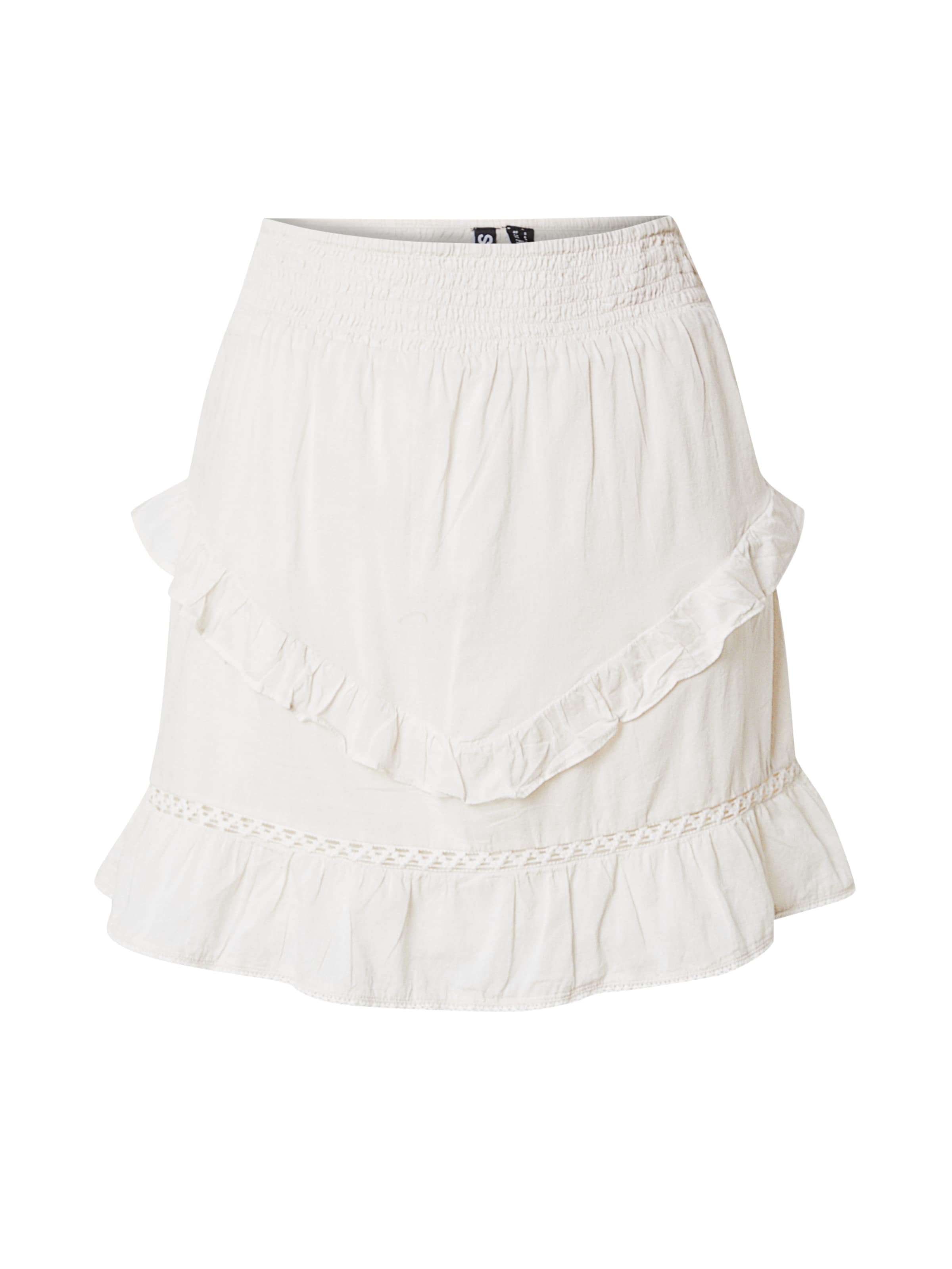 PIECES Spódnica 'PCAstrid' w kolorze biały: przód